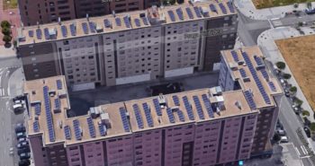 Edificios de viviendas con paneles solares en Salburua