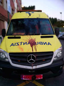 ambulancia larrialdiak ataque