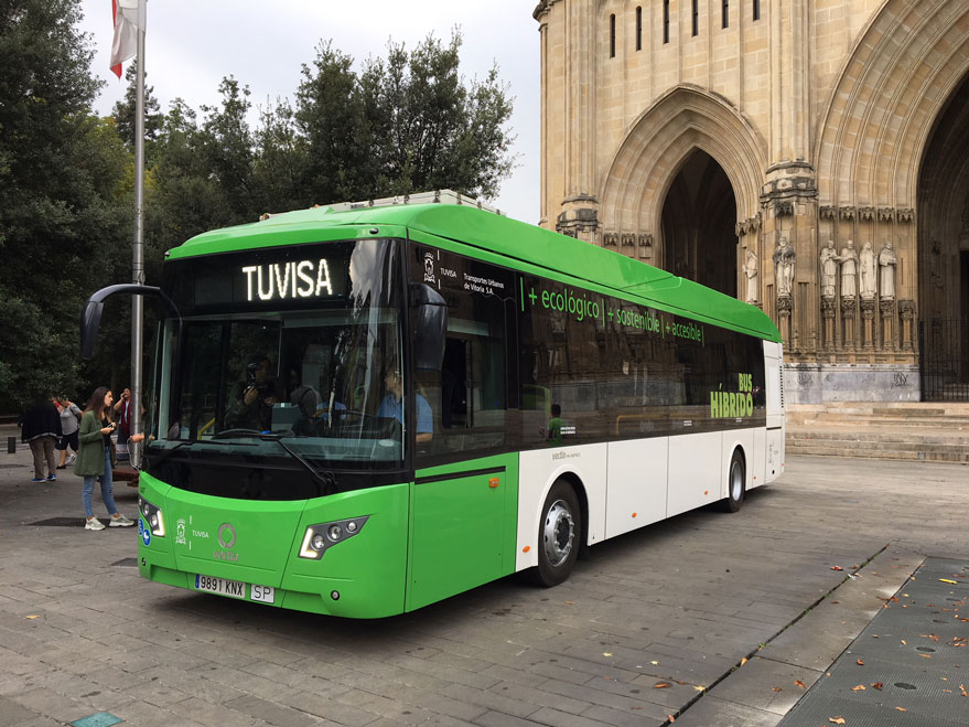 buses híbridos vitoria