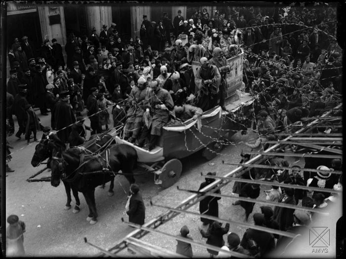Carnavales en Vitoria-Gasteiz 1913-1914 (Enrique Guinea) Propiedad de Archivo municipal
