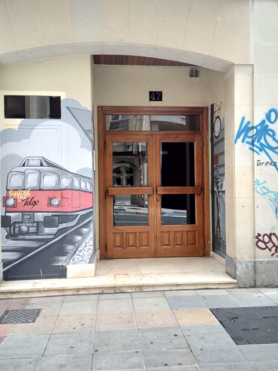 pequeños murales, Vitoria-Gasteiz, Arte Urbano, talgo