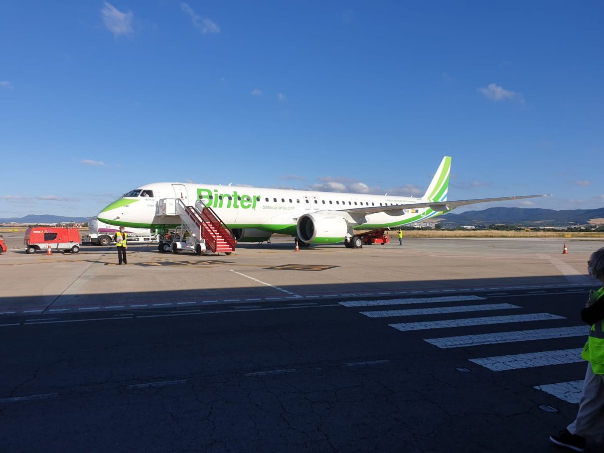 Vuelo binter Vitoria-Gran Canaria