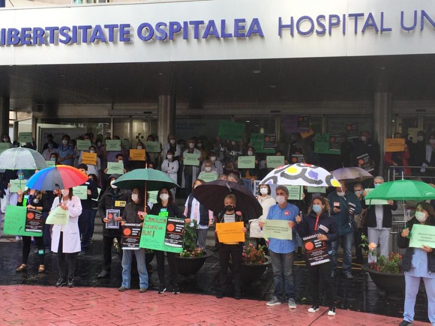 hospitales vitoria protesta