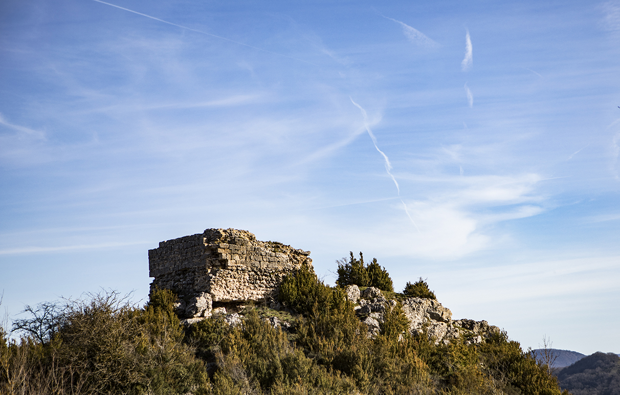 Ruinas del castillo de Bernedo.