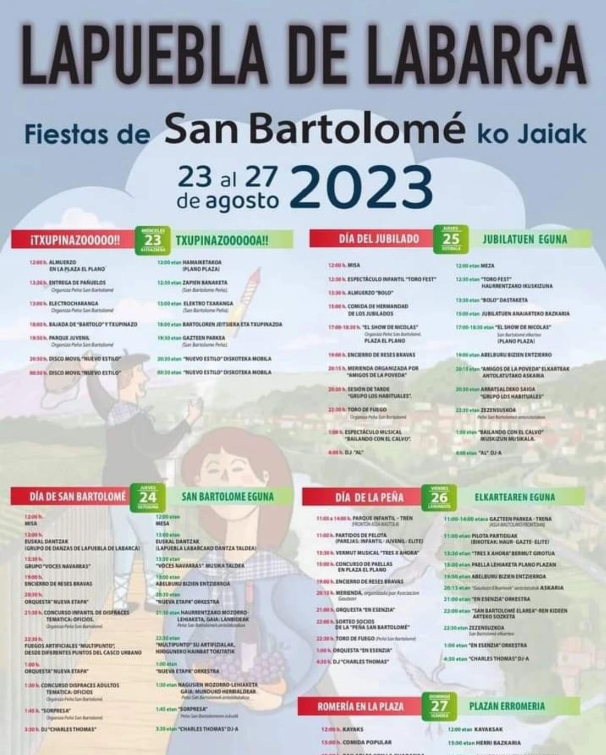 Fiestas Lapuebla de Labarca 2023