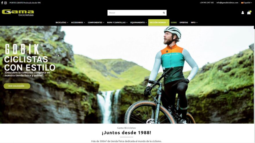 pagina web gama bicicletas