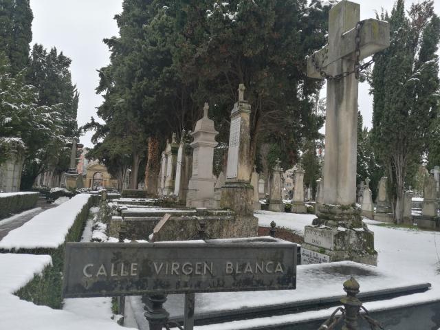 nieve cementerio vitoria