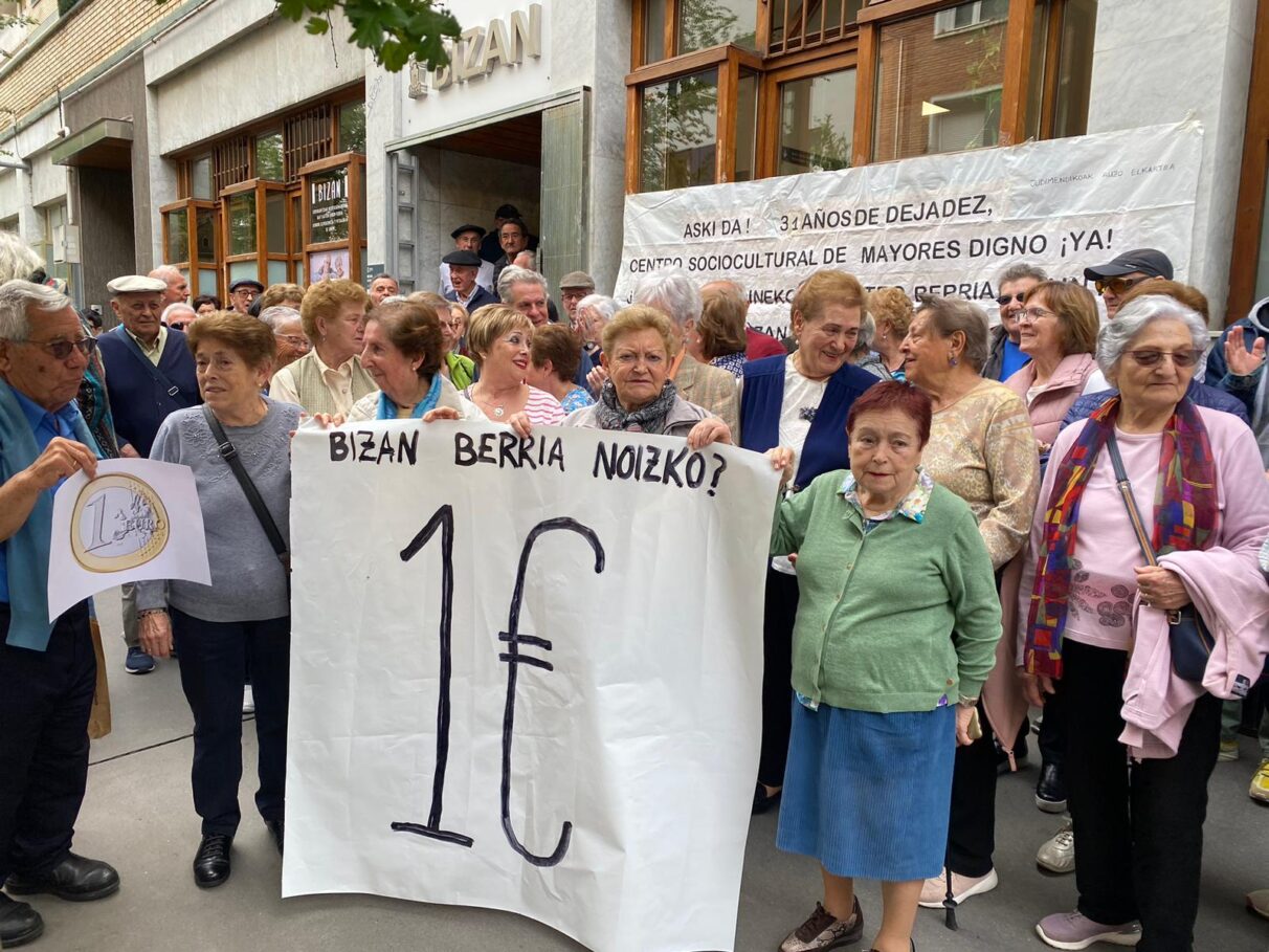 Judimendi Bizan protesta