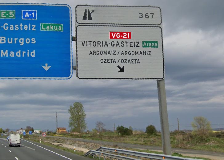 carretera vitoria vg21
