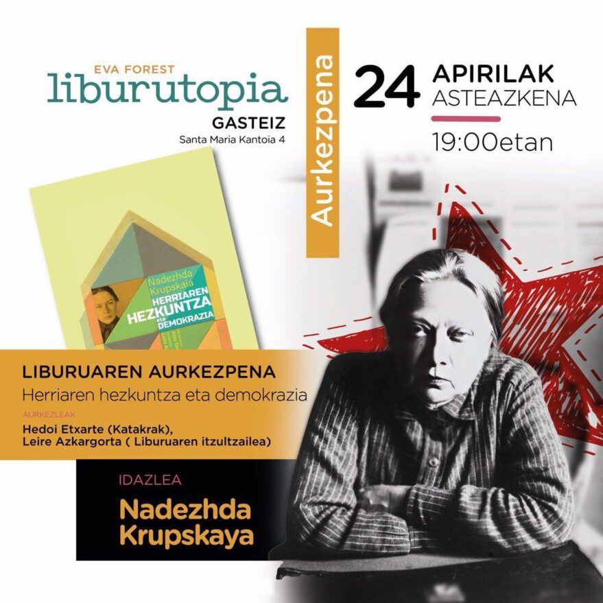 Presentación del libro: Herriaren hezkuntza eta demokrazia