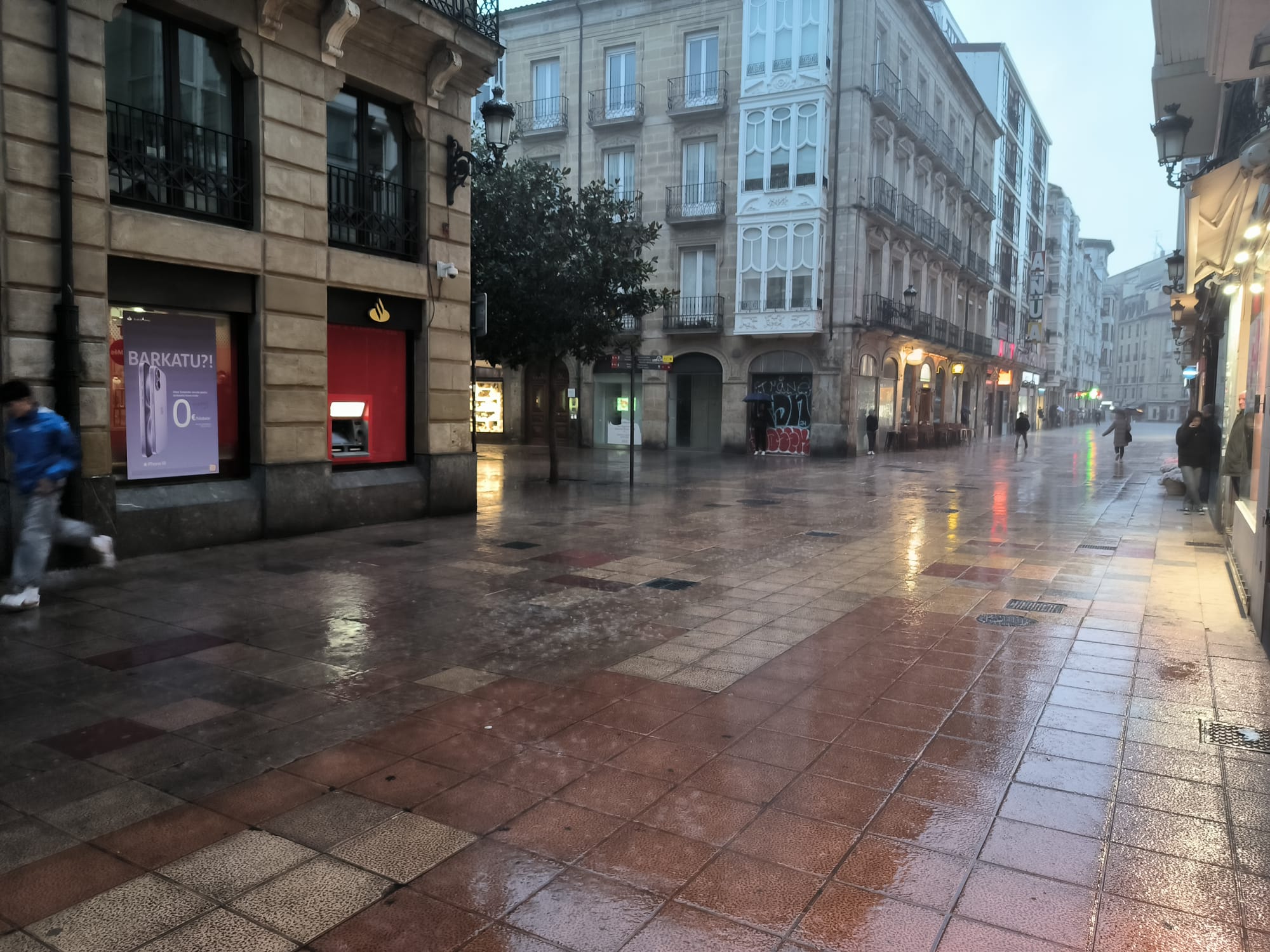 lluvia vitoria el tiempo
